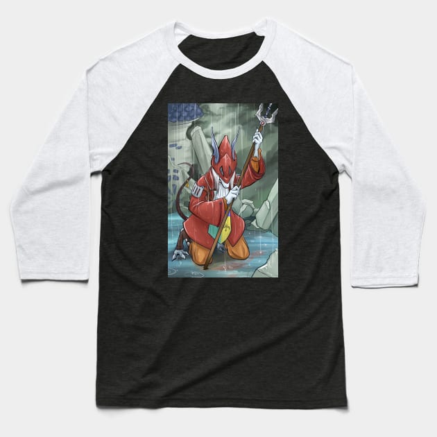 Burmecia Baseball T-Shirt by Carrion Beast